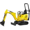 BRUDER 62003 JCB Mikrobagger 8010 CTS, Modellfahrzeug