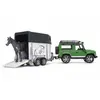 Autospiele - land rover defender, Pferdeanhänger+1 Pferd Bruder TU
