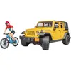 BRUDER 02543 Jeep Wrangler Rubicon Unlimited, Modellfahrzeug