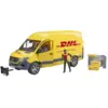 BRUDER 02671, Van, 4 Jahr(e), Acrylnitril-Butadien-Styrol (ABS), Gelb