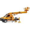 BRUDER - Spielzeug-LKW: MB Sprinter mit Arbeitsplattform, Sound- & Lic...