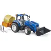 Bruder New Holland T5.120 Landwirtschaftstraktor mit Frontlader Ladeka...