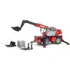 Bruder, Manitou Teleskoplader MRT 2150 1:16 mit Zubehör, 1 Stück