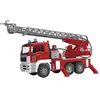 Auto Spiele - Feuerwehrauto mit Leiter und Feuerwehrschlauch Bruder TU