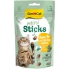 GimCat Katzenleckerlis - Mini Sticks Huhn mit Katzenminze für besonder...