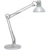 Schreibtischleuchte MAULstudy, silberfarben, 49 cm, Standfuß