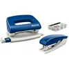 LEITZ Locher und Heftgeräte Set blau