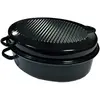 Kochstar K32711042 Kasserolle Schmortopf Emaille 42 cm schwarz