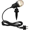 LED Außenleuchte schwenkbar 1xGU10 IP44 3 W schwarz Kunststoff Brilone...