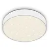 LED Aufbauleuchte IP20 Sternenhimmel 16 W weiß Metall-Kunststoff Brilo...