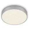 LED Aufbauleuchte rahmenlos Sternenhimmel 16 W silber Metall Ø 21,2 cm...