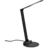 LED Schreibtischlampe Bürolampe schwenkbar Touch CCT Dimmbar Silber 6W...