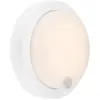 Battery LED Outdoor Wall Light,Sensor,White,LED/4W