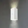 LED-Akku-Außenwandleuchte, weiß, Sensor, up/down