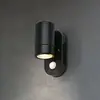 Sensor-Außenwandleuchte 3789015, schwarz, Kunststoff, GU10