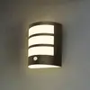 LED-Akku-Außenwandleuchte 3795015, schwarz, Sensor, IP44