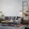 LED-Akku-Stehlampe Brilo unplugged Riffle, kupferfarben