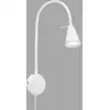 LED-Wandleuchte Tusa, weiß, Metall, 45cm, Flexarm