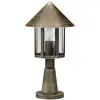 Sockelleuchte Lampione braun-messing