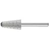Pferd, Fräser, Frässtift HSS rundkegelförmig 16x30 mm Schaft ø 6 Zahnu...
