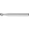 Pferd, Schleifmittel, HSS-Frässtift kugelförmig 6x5 mm Schaft ø 6 mm Z...
