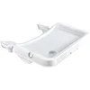 Hauck Hochstuhltablett Alpha Tray Tischaufsatz, weiß, Kunststoff, für ...
