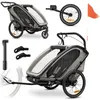 Hauck 3in1 Fahrradanhänger Bike N Walk Duo für