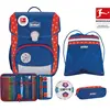 Scout Schulranzen Exklusiv Bundesliga Neo Set 4-teilig Bundesliga blau