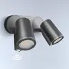 STEINEL Sensor-Außenstrahler One S, 2-flg. anthrazit, IP44