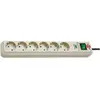 Brennenstuhl Eco Line 6 Fold 1.5 M+shitch Surge Prot Mehrfachsteckdose