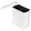 Hailo Duo 3416. Abfallsammler, weiß. - Mülleimer