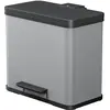 Hailo ProfiLine, Abfalleimer, Silber