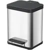 Hailo ProfiLine, Abfalleimer, Silber