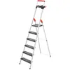 Hailo, Leiter + Gerüst, L100 TopLine, Alu-Sicherheits-Stehleiter, 6 St...