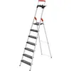 Hailo, Leiter + Gerüst, L100 TopLine, Alu-Sicherheits-Stehleiter, 7 St...