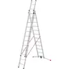 Hailo, Leiter + Gerüst, S100 ProfiLOT, Aluminium Kombileiter 3-teilig,...