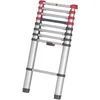 Hailo Teleskopleiter FlexLine, Alu-Sicherheits-Teleskopleiter 9 Spross...