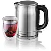 Cloer 4519 Wasserkocher 1 l mit herausnehmbarem Kalkfilter, Wasserstan...