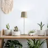 LED-Akku-Tischlampe Kaami, dimmbar gold matt