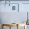 LED-Akku-Tischlampe Kaami, dimmbar, hellblau