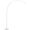 BRILLIANT Stehleuchte 179cm Bow silber IP20 dimmbar LED integriert
