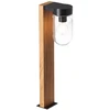 BRILLIANT CABAR Außenstandleuchte, Schwarz, Metall und Glas, E27, 40 W...