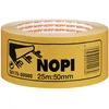 NOPI doppelseitiges Klebeband 50 mm  x 25 m braun