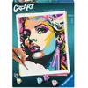 Ravensburger CreArt, Malen nach Zahlen Adults Trend - Farbenfrohe Frau