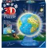Ravensburger 3D-Puzzle Kinderglobus mit Licht, 180 Puzzleteile, Made i...