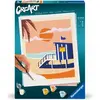 Ravensburger CreArt - Malen nach Zahlen 23896 - Beach Cottage - ab 12 ...