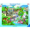 Puzzle Besuch im Zoo 45 Teile