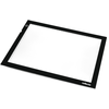 Super Slim LED Leuchtplatte A3 dimmbar, schwarz, Leuchtfeld 44x29 cm