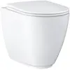 Grohe, Toilette + Bidet, Stand-Tiefspül-WC ESSENCE spülrandl back to w...