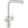 Grohe Küchenarmatur Blue Pure Minta herausziehbarem Mousseurauslauf